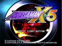 Mega Man X-5 sur Sony Playstation